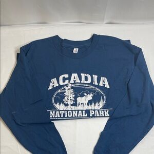 Acadia National Park Blue Long Sleeve Shirt